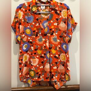 CABI Replay Pullover Blouse size small